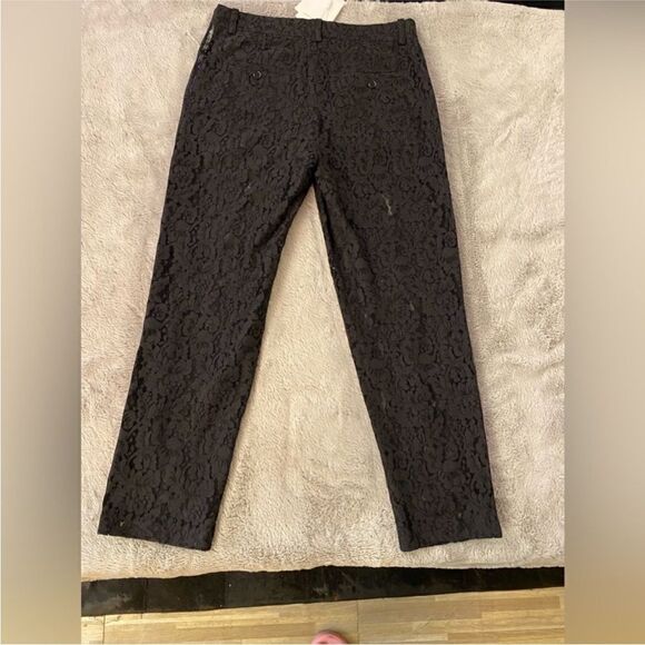 NWT Robert Rodriguez Elegant Black Lace Women's PantsUS4 - Picture 8 of 12